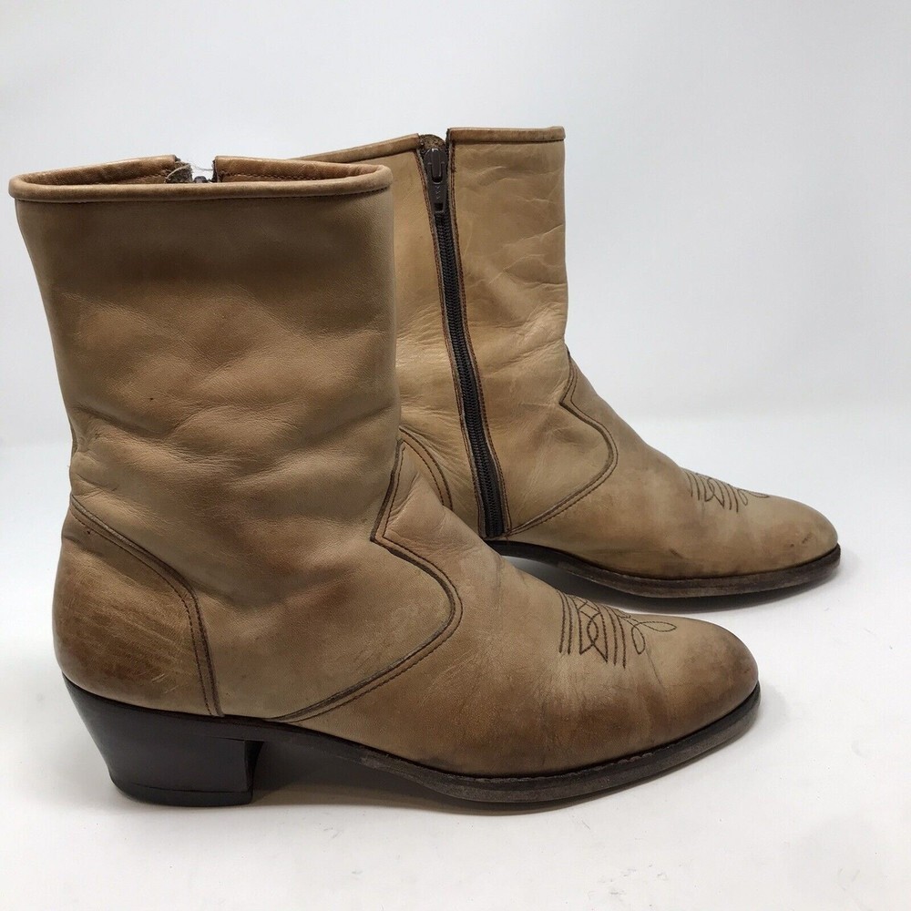 Picasso Marikina's Brown Leather Western Cowboy Boots Rodeo Women's Size 9/9.5?